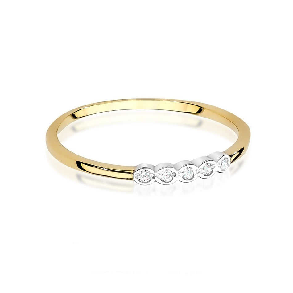 Ring mit Zirkonia | 8K (333) Gold