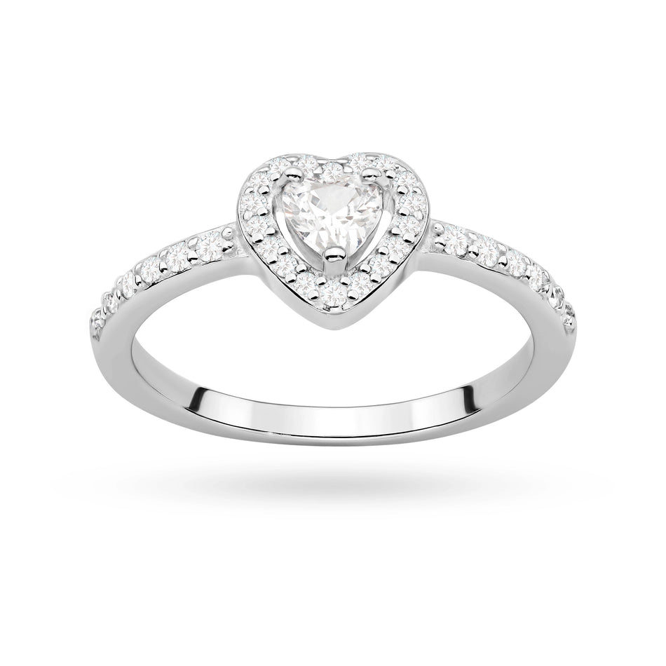 Silber Ring mit Zirkonia