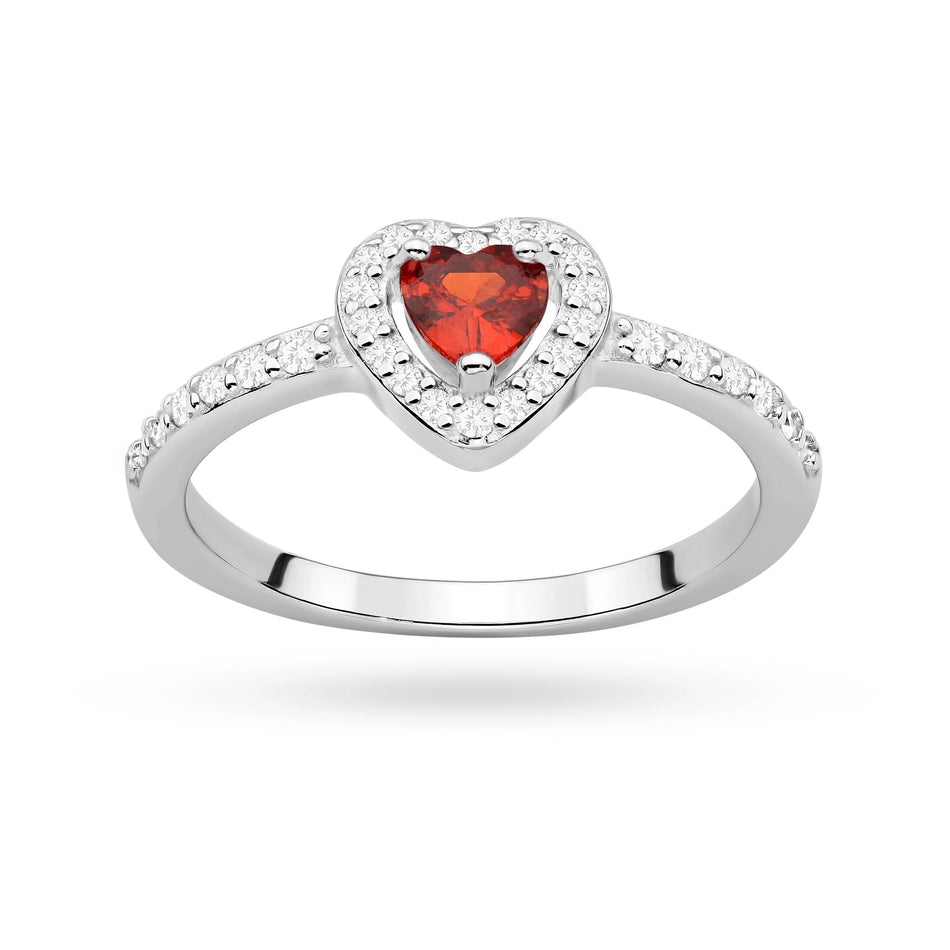 Silber Ring mit Zirkonia