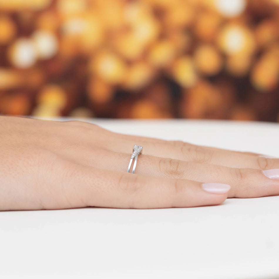 Silber Ring mit Zirkonia