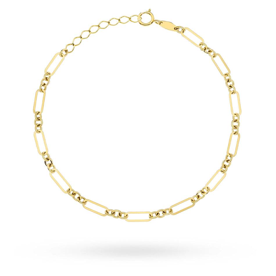 Goldarmband mit zwei Geflechten