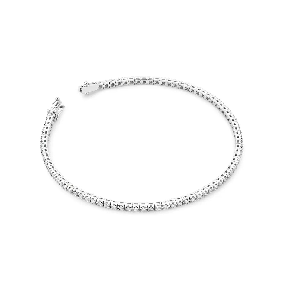 Gold Tennisarmband Set mit 1,204 ct Diamanten