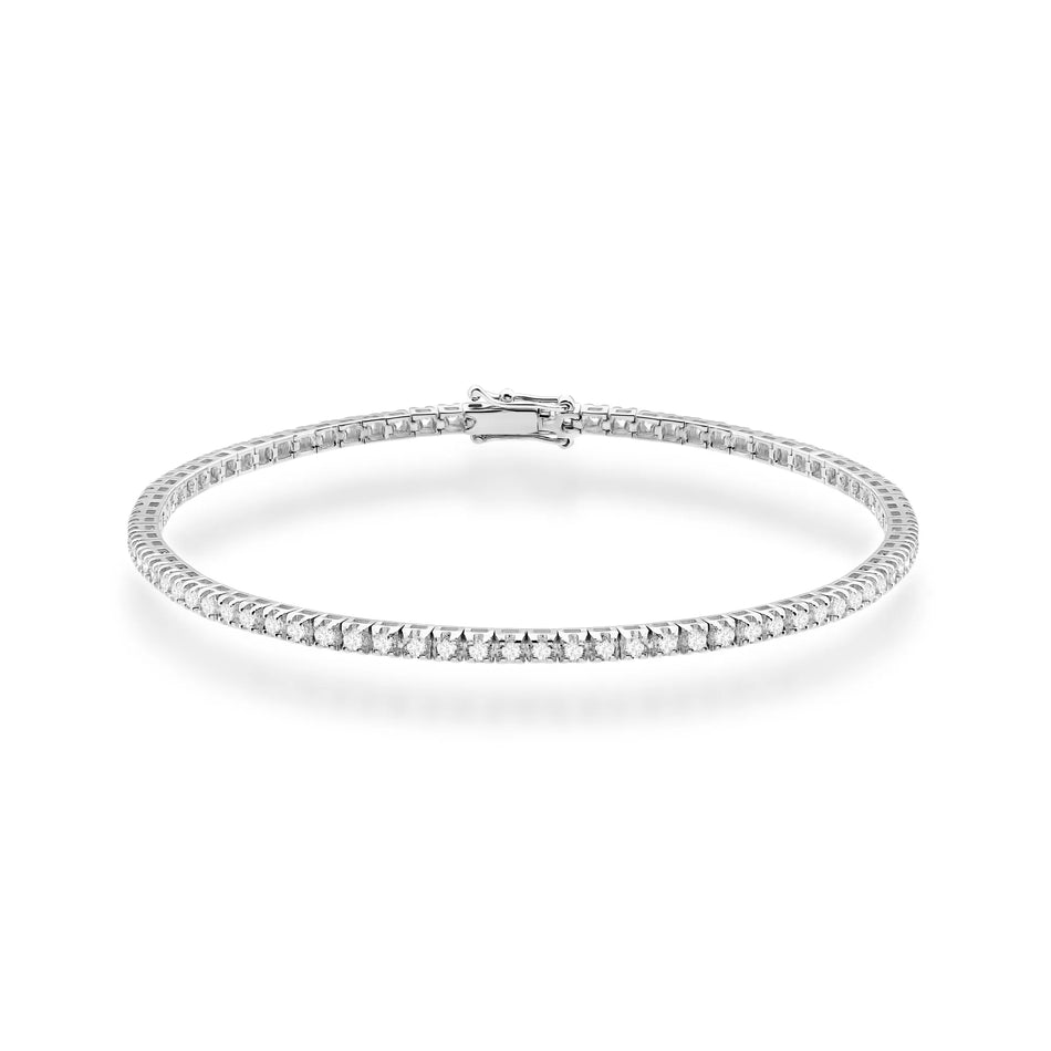 Gold Tennisarmband-Set mit 1,073 ct Laborgezüchteten Diamanten