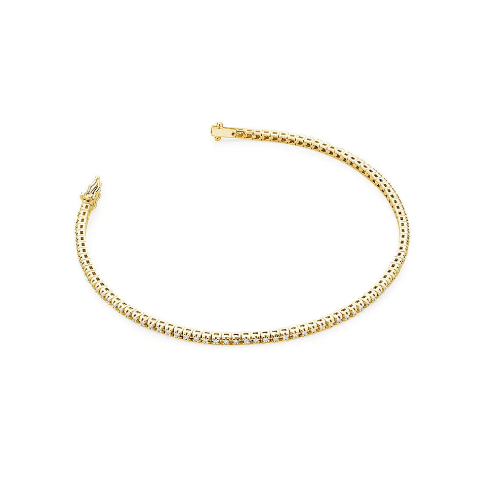 Gold Tennisarmband Set mit 0,505 ct Diamanten