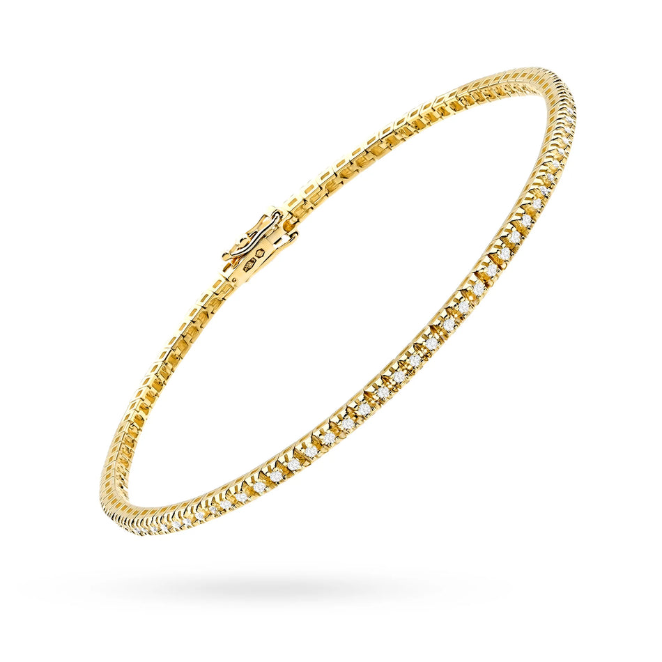 Gold Tennisarmband Set mit 0,45 ct Laborgezüchteten Diamanten