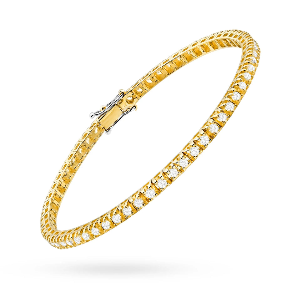 Gold Tennisarmband Set mit 1,77 ct Laborgezüchteten Diamanten