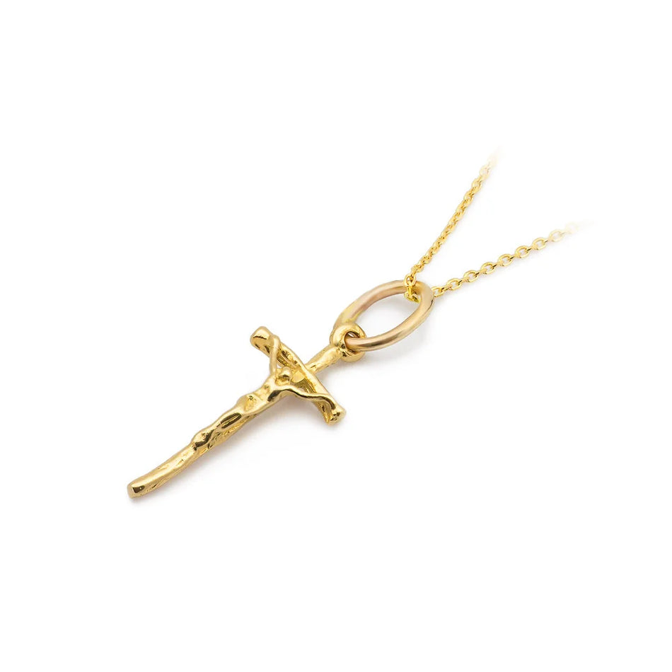 Gold Kreuz Anhänger