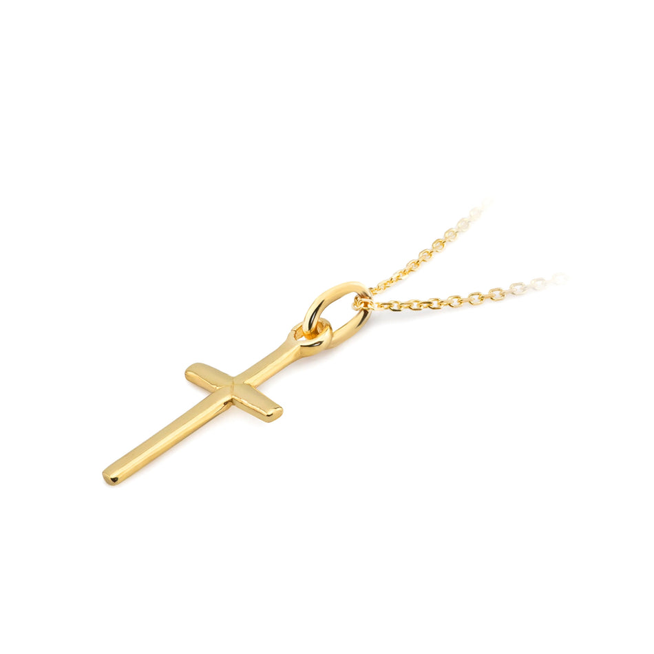 Gold Kreuz Anhänger