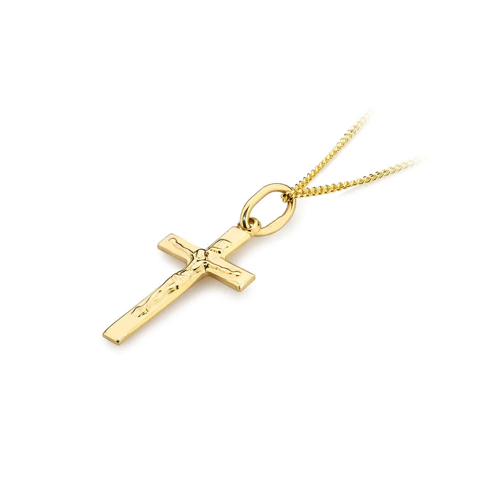 Gold Kreuz Anhänger