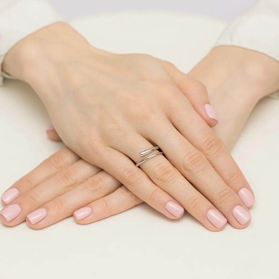 Silber Ring mit Zirkonia