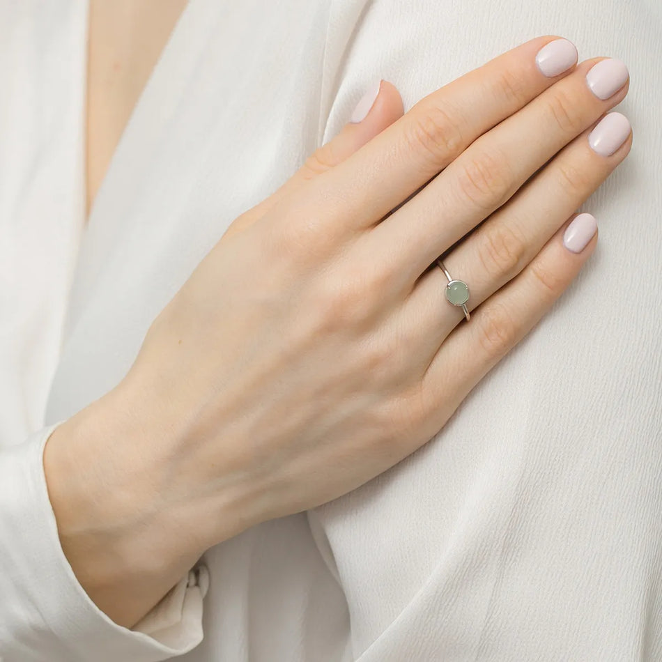 Silberring mit Türkis Aventurin