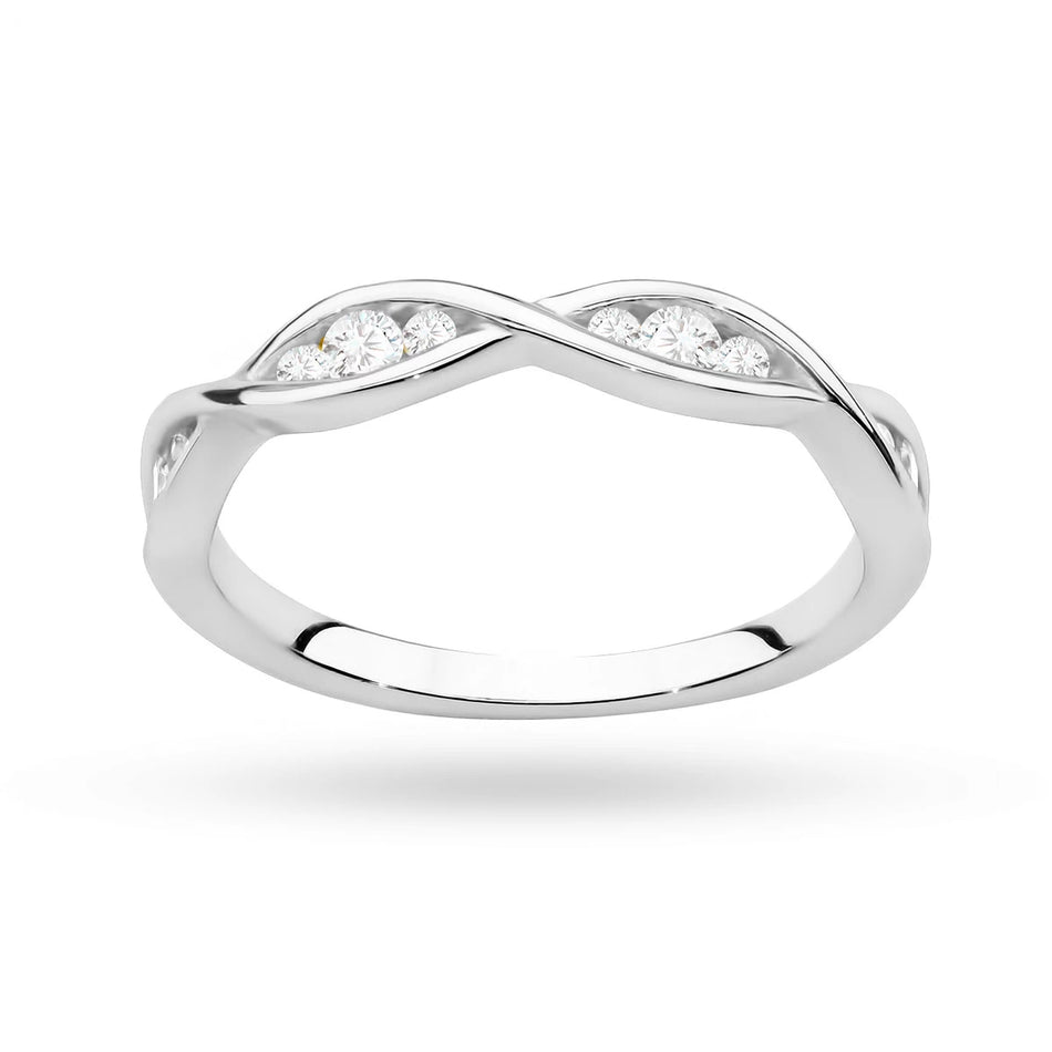 Silber Ring mit Zirkonia