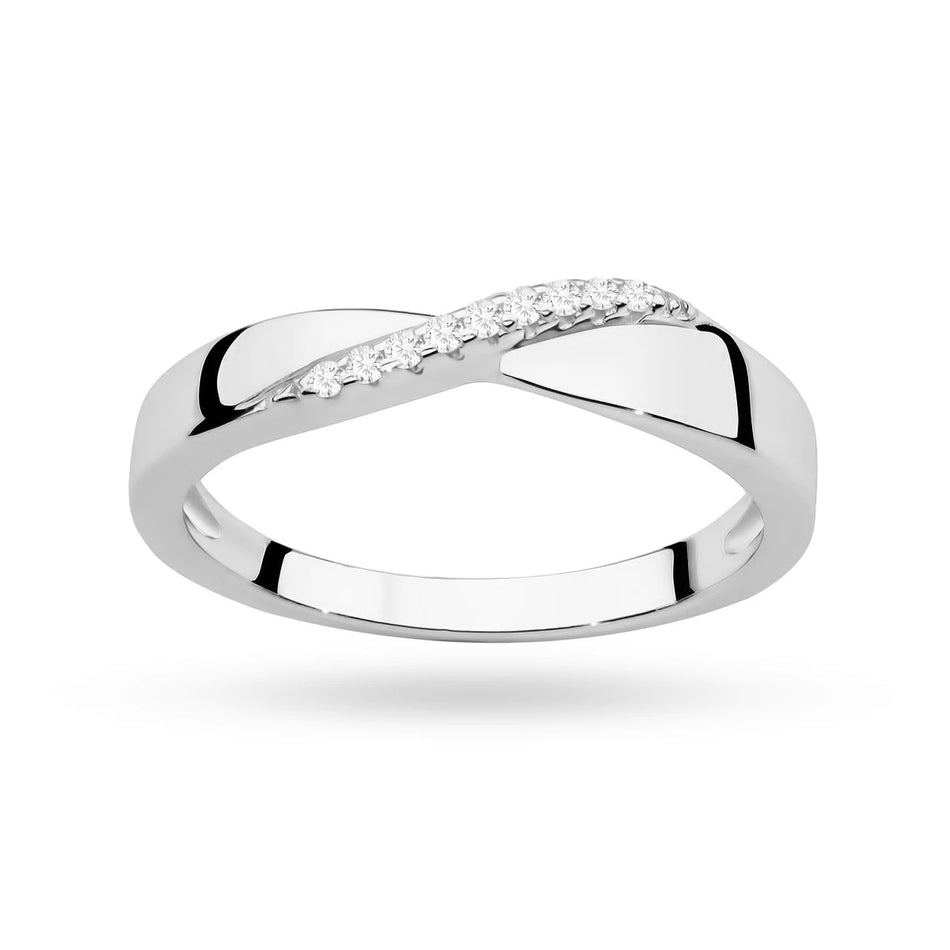 Silber Ring mit Zirkonia