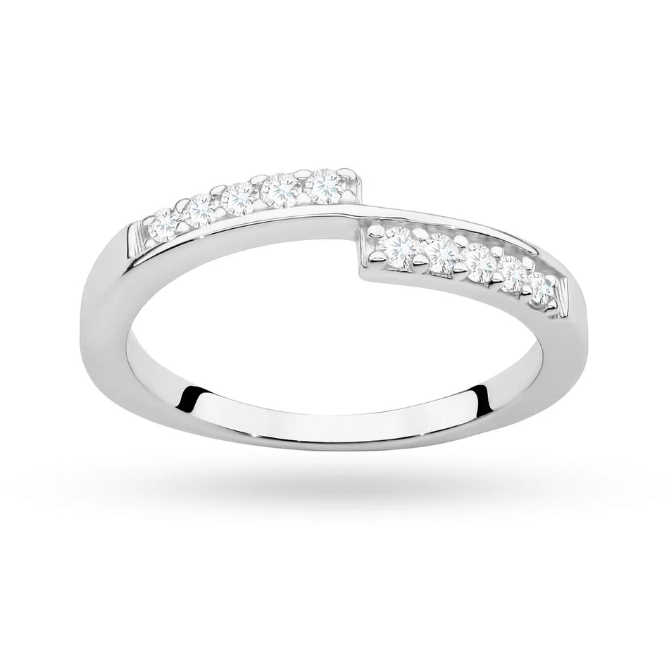 Silber Ring mit Zirkonia