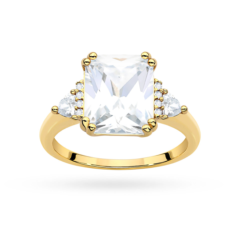 Silber Ring mit Zirkonia