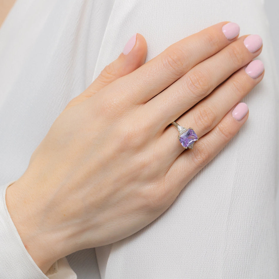 Silber Ring mit Zirkonia