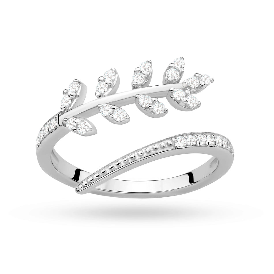 Silber Ring mit Zirkonia