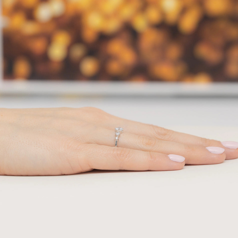 Silber Ring mit Zirkonia