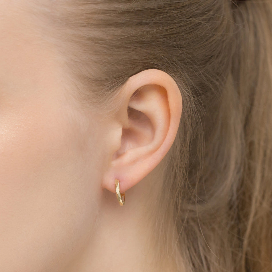 Gold Creaolen Ohrringe Kreise