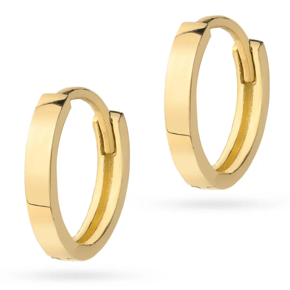 Gold Creaolen Ohrringe