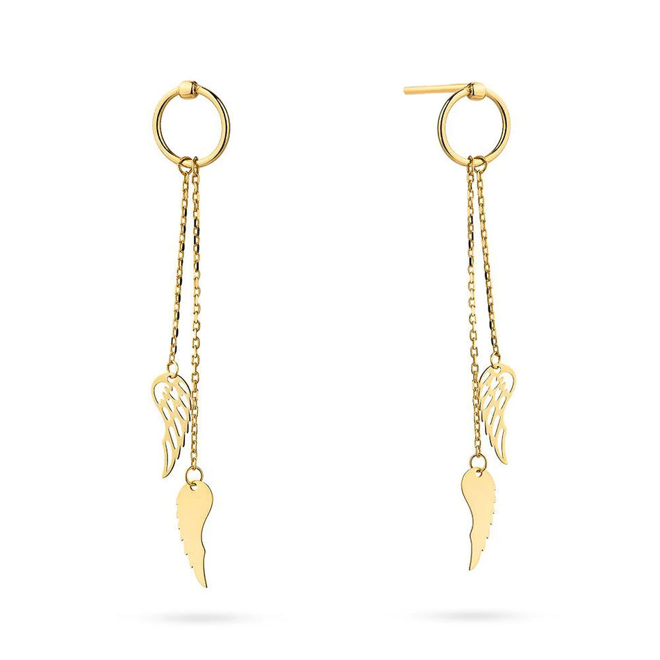 Goldene Ohrstecker Boho