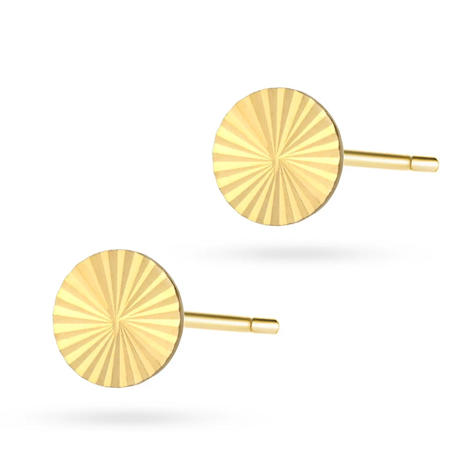 Goldene Ohrstecker