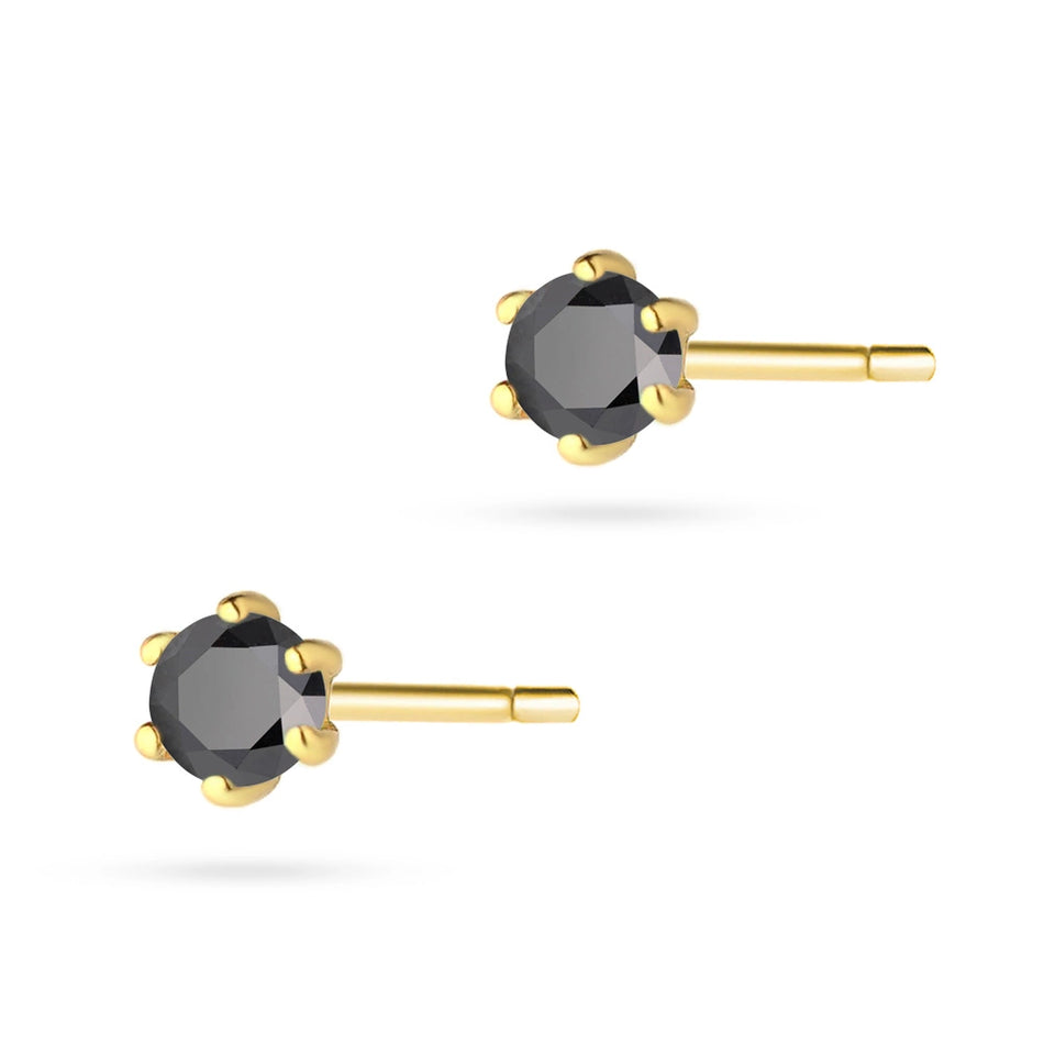 Gold Ohrstecker mit Zirkonia