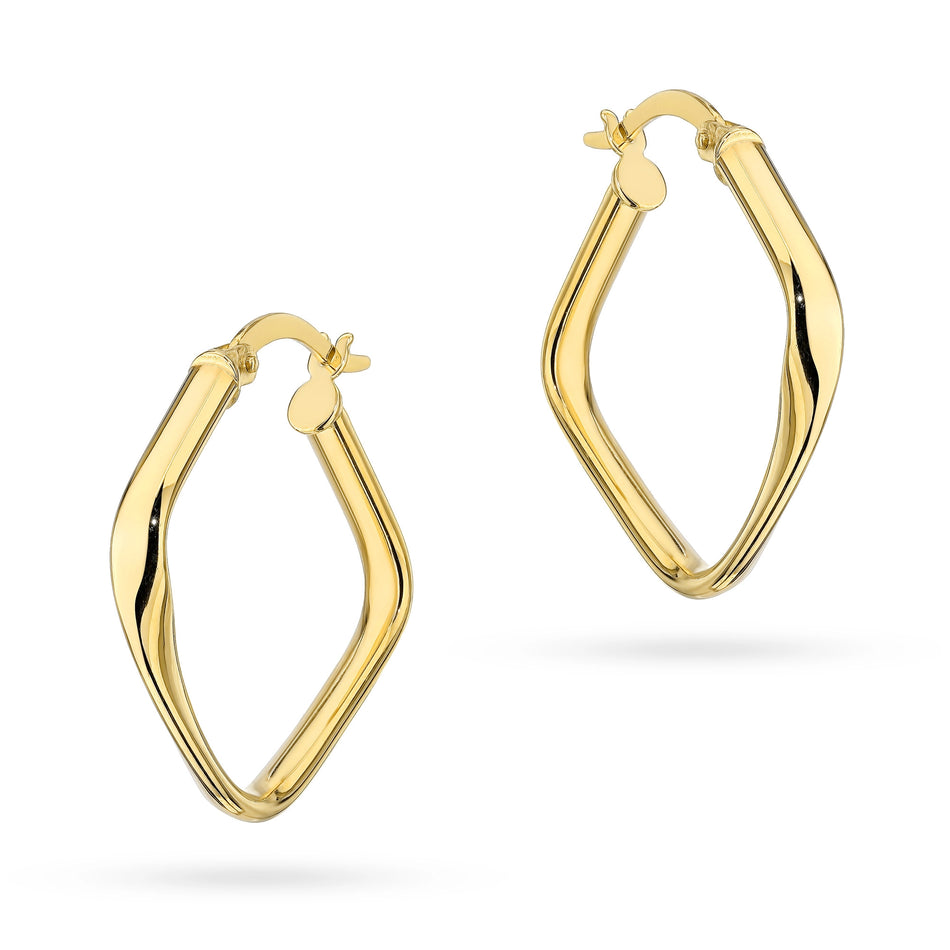 Gold Creaolen Ohrringe