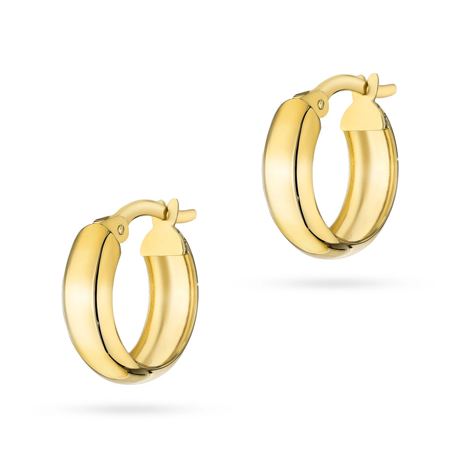 Gold Creaolen Ohrringe