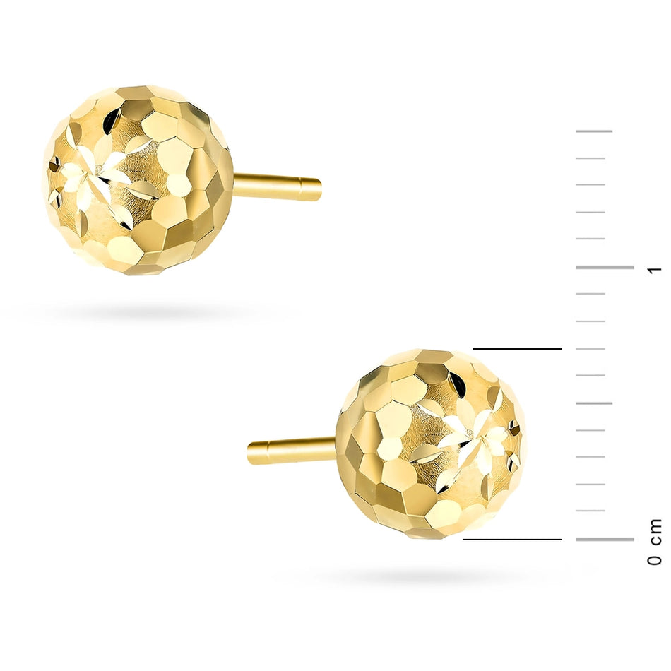 Gold Ohrstecker Ohrringe Blume
