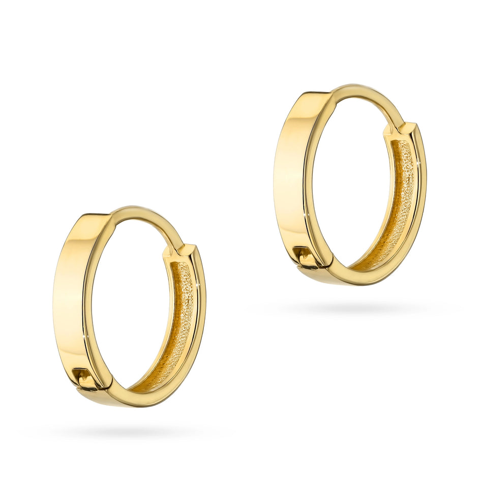 Gold Creaolen Ohrringe