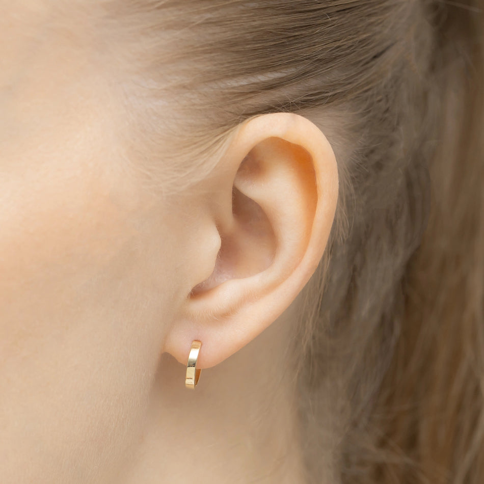 Gold Creaolen Ohrringe