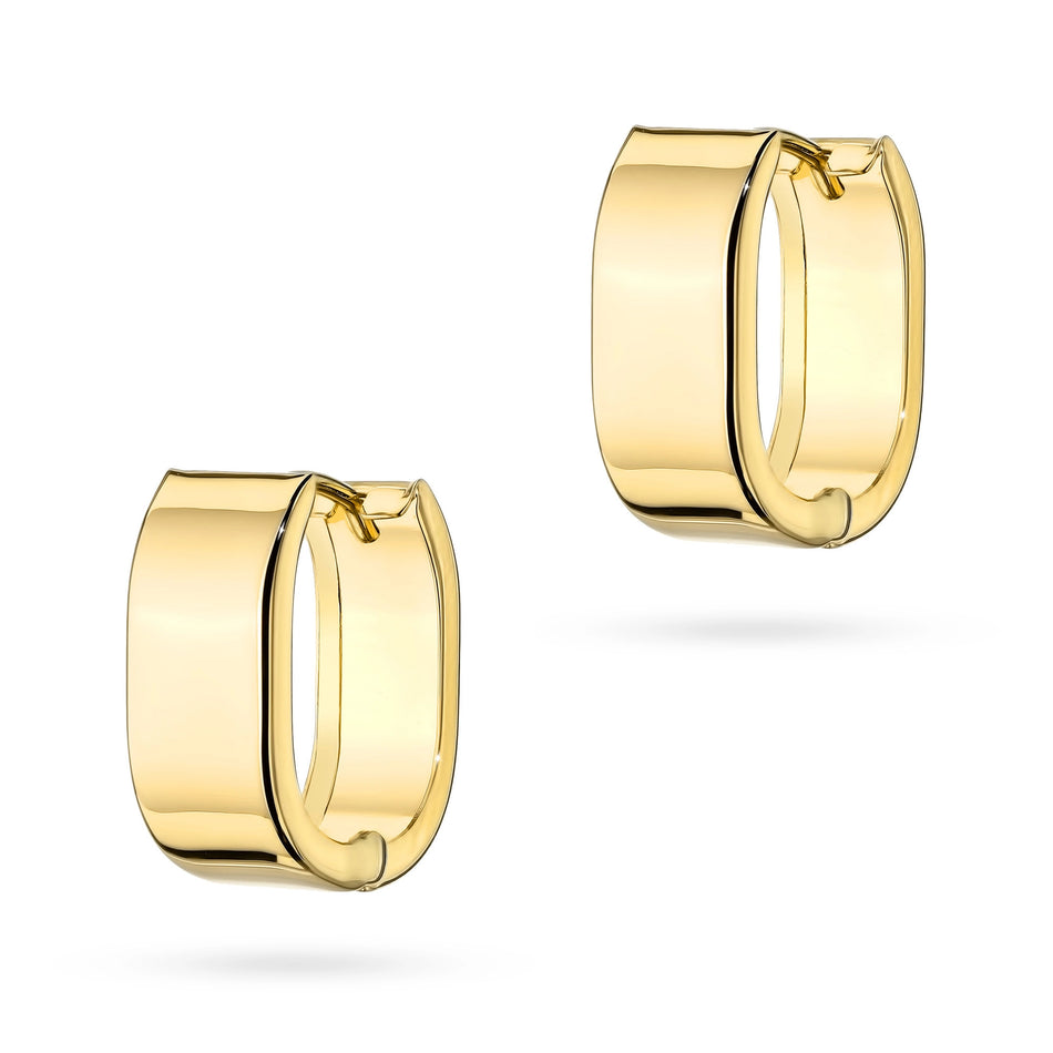 Gold Creaolen Ohrringe