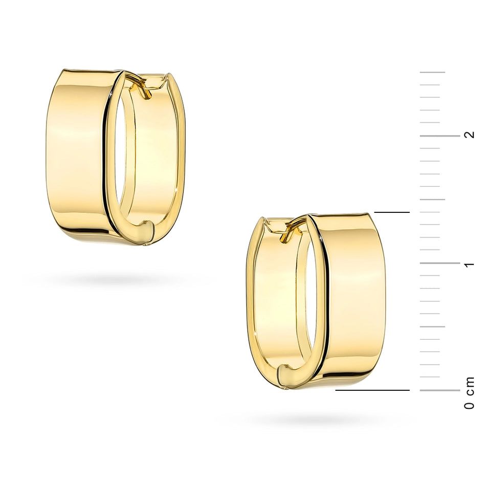 Gold Creaolen Ohrringe