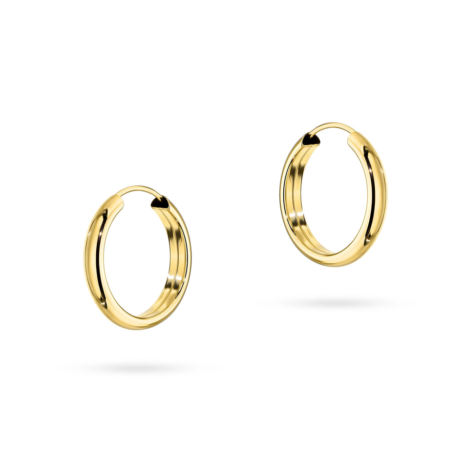 Gold Creaolen Ohrringe