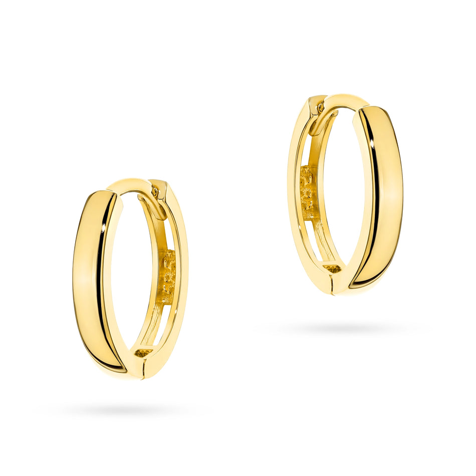 Gold Creaolen Ohrringe