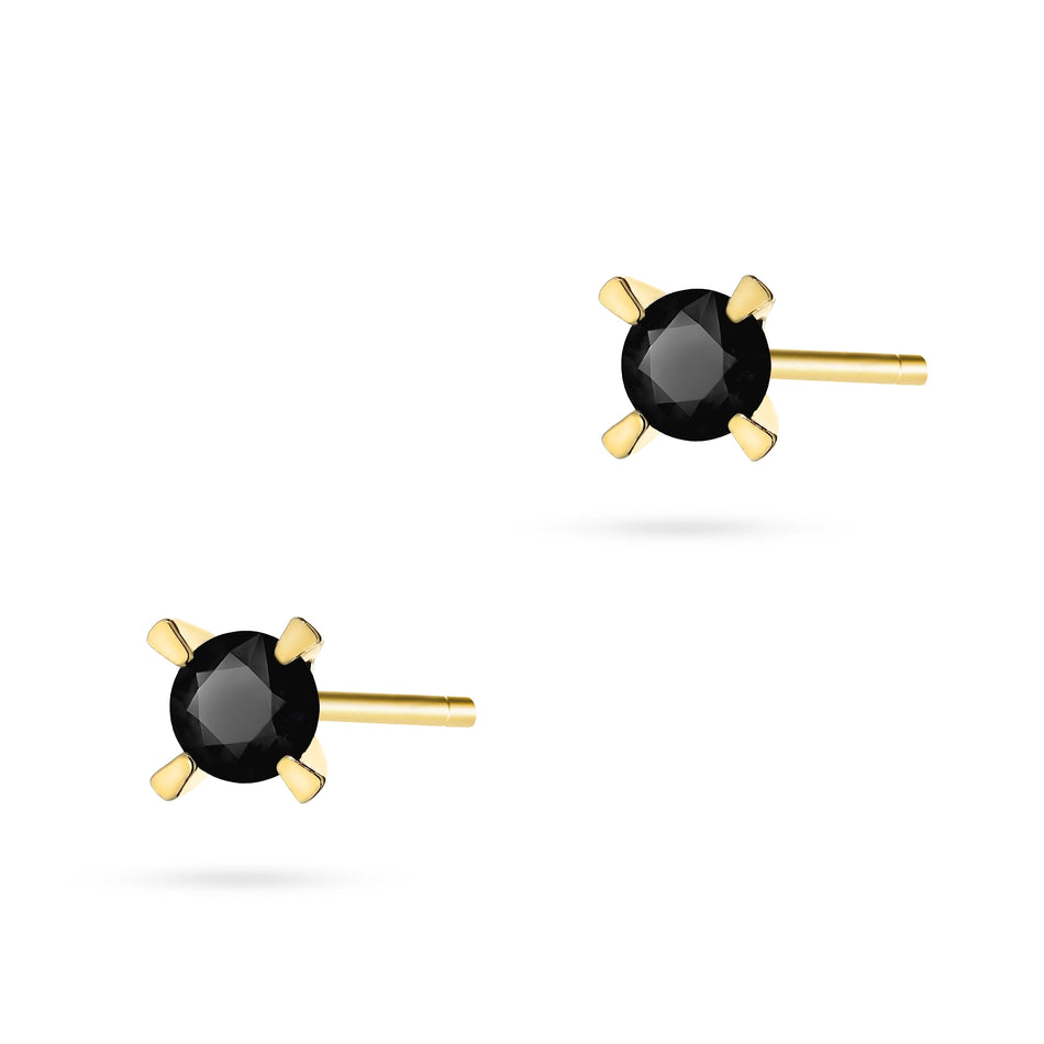 Gold Ohrstecker mit Zirkonia