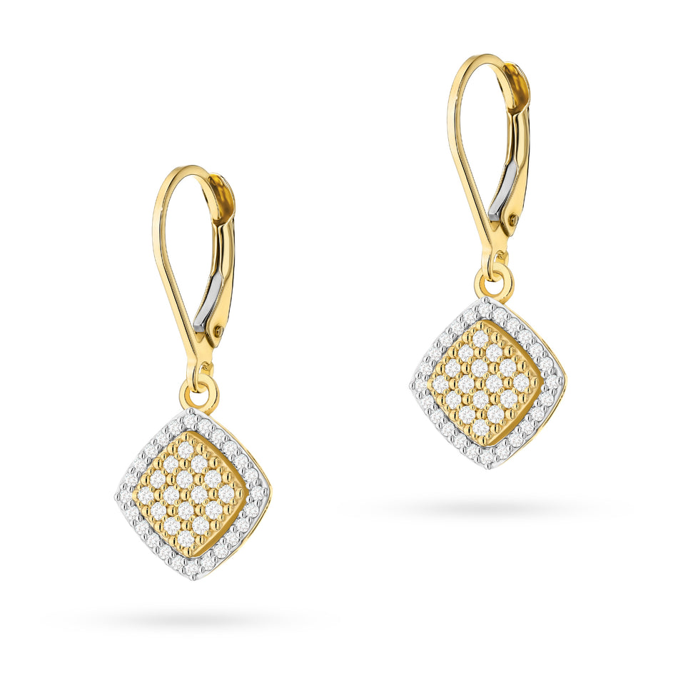 Gold Earrings with 0.40ct Diamonds