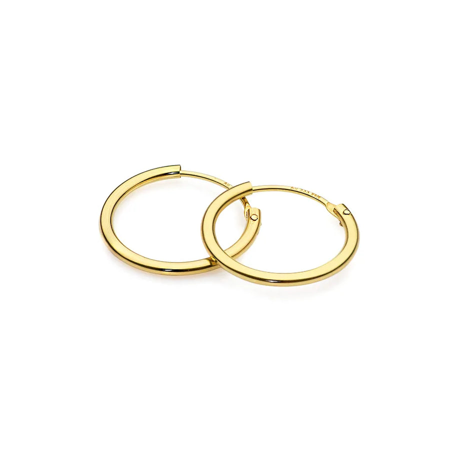 Gold Creaolen Ohrringe 1,5cm