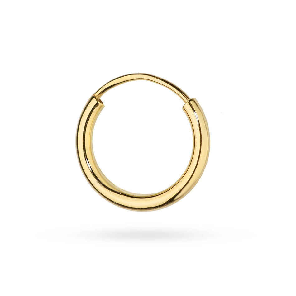 Gold Single Creaolen Ohrring 9-13mm
