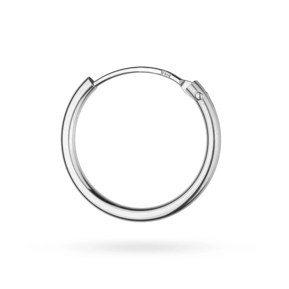 Single Silber Creaolen Ohrring 9-15mm