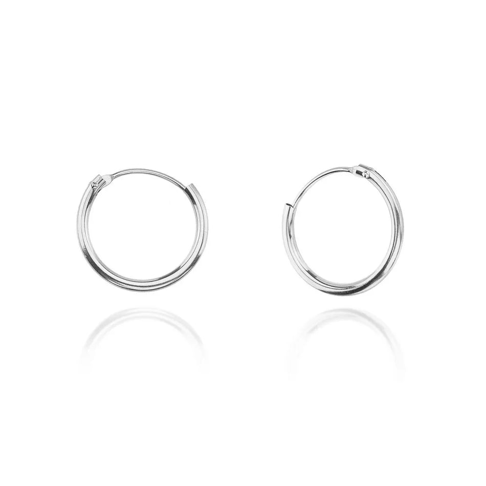 Silber Creaolen Ohrringe 10-15 mm