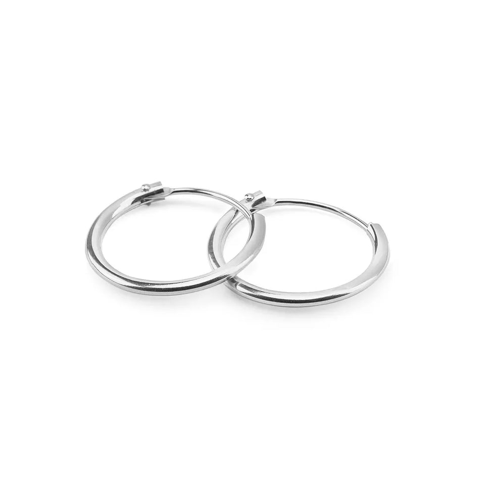 Silber Creaolen Ohrringe 10-15 mm