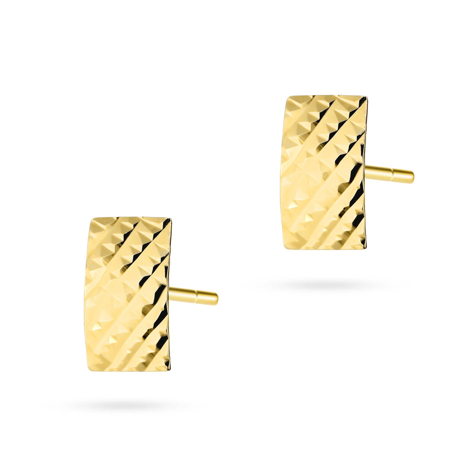 Gold Ohrstecker mit Zirkonia