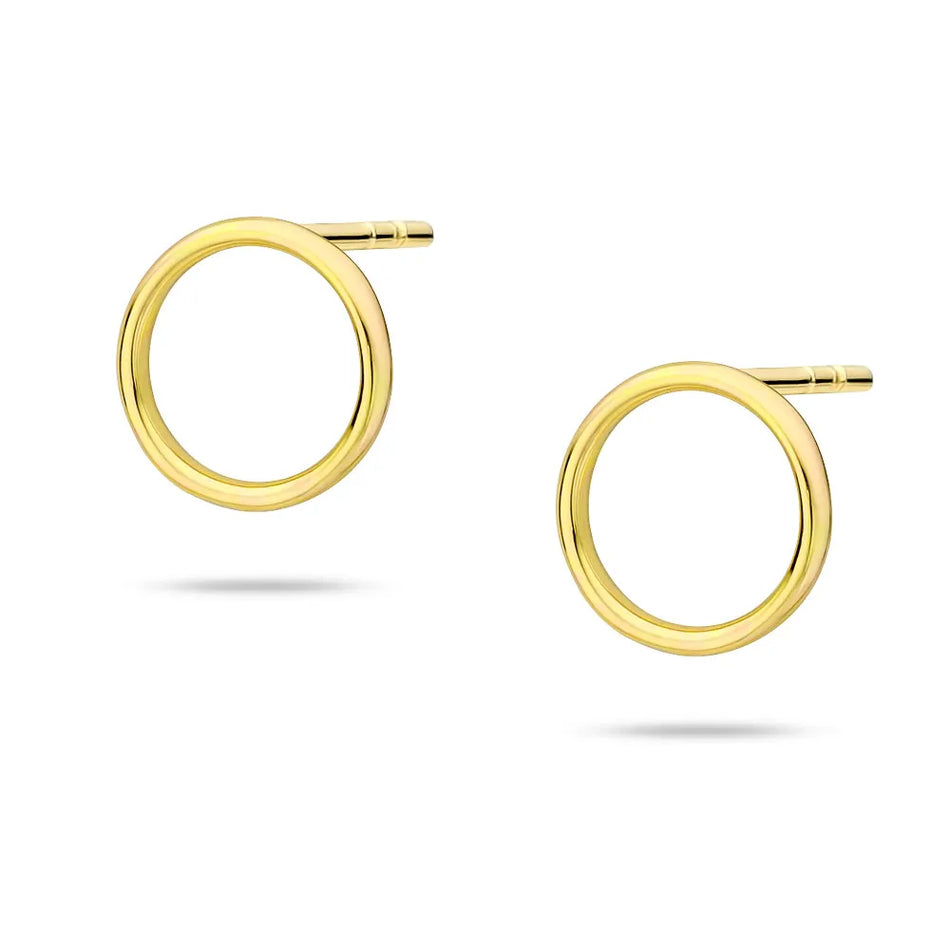 Gold-plated Silver Stud Earrings