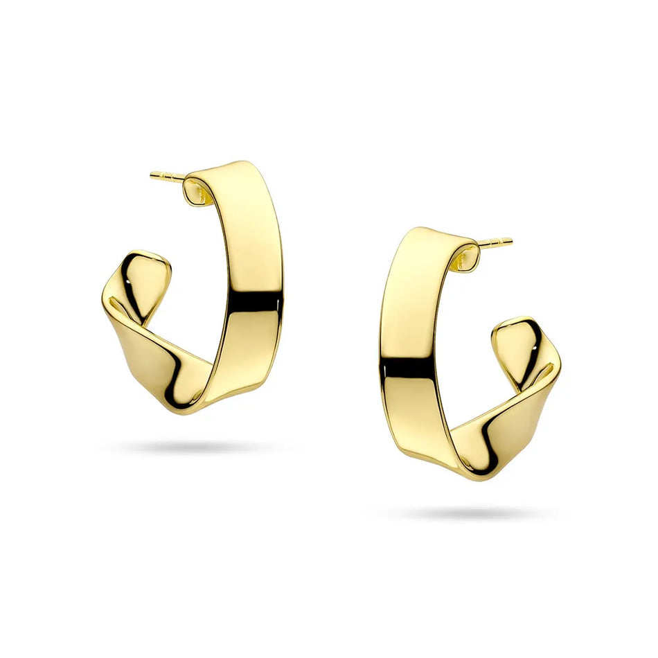 Gold-plated Silver Stud Earrings
