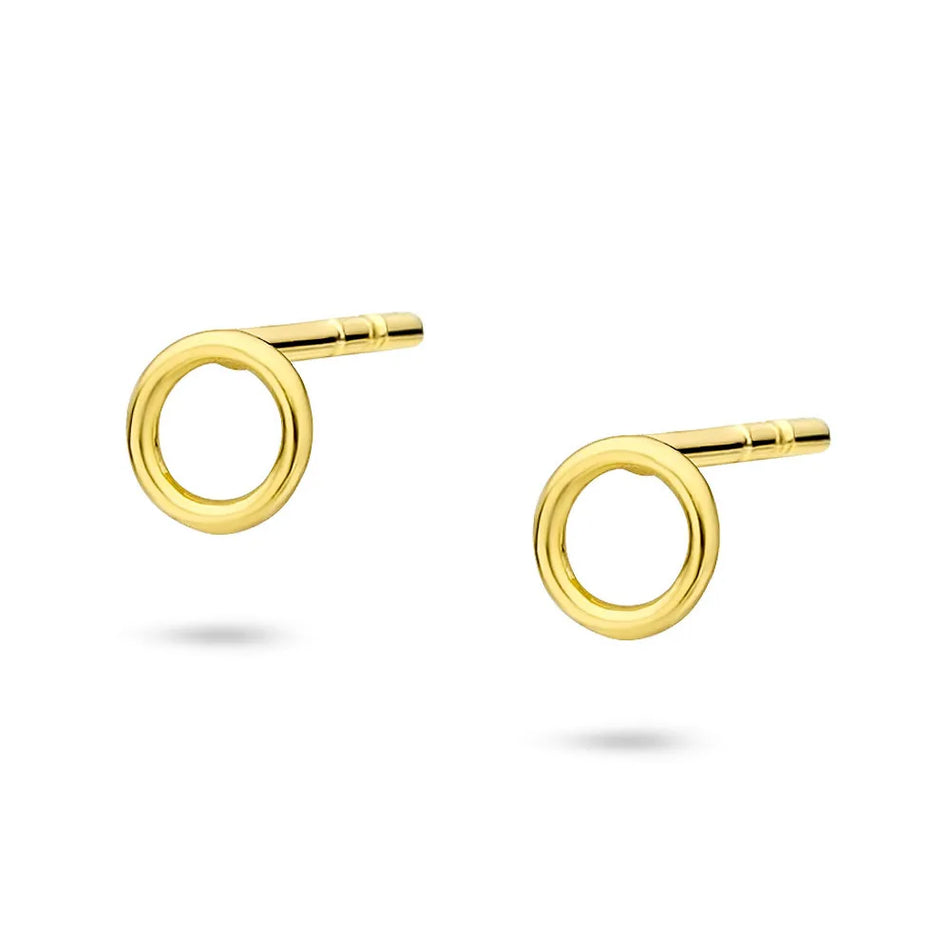 Gold-plated Silver Stud Earrings