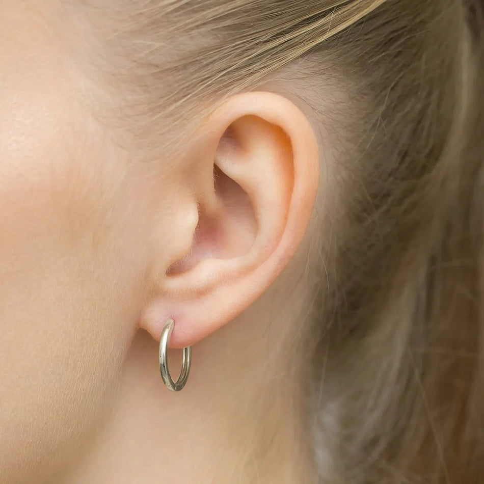 Silber Creaolen Ohrringe