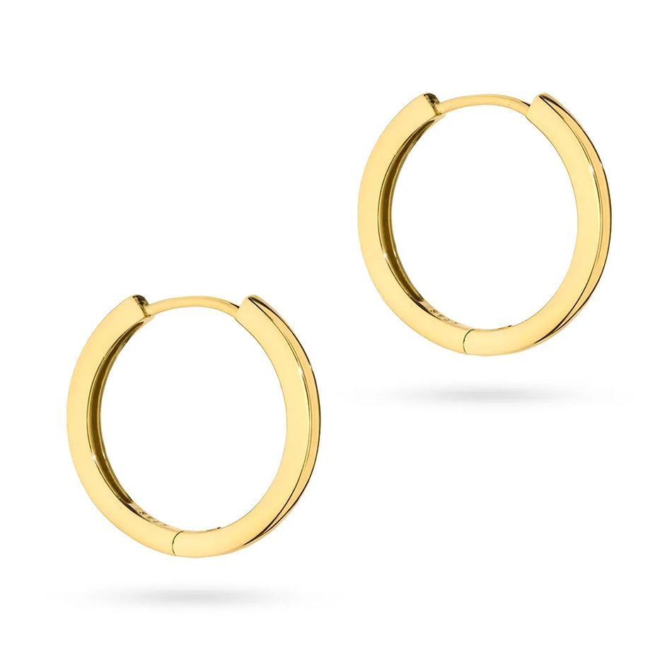 Vergoldete Silber Creaolen Ohrringe