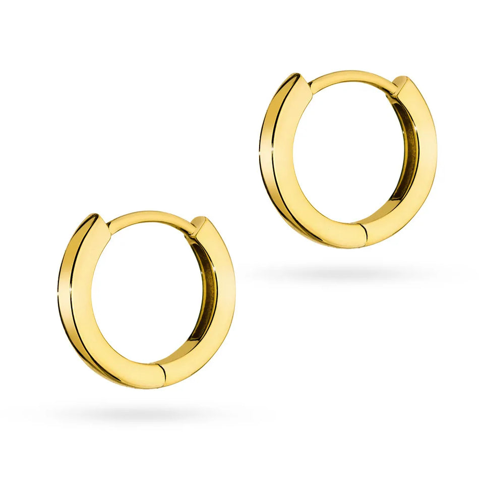 Vergoldete Silber Creaolen Ohrringe